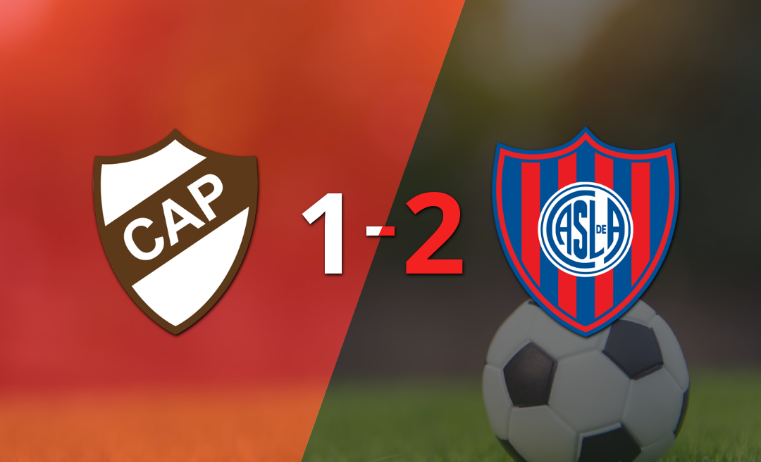 Platense no logró superar la firmeza de San Lorenzo y cayó 2 a 1