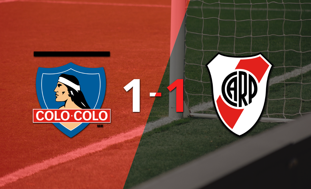 River Plate empata con Colo Colo y la instancia se define a la vuelta