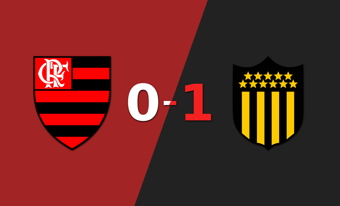 Peñarol venció a Flamengo en el duelo de ida