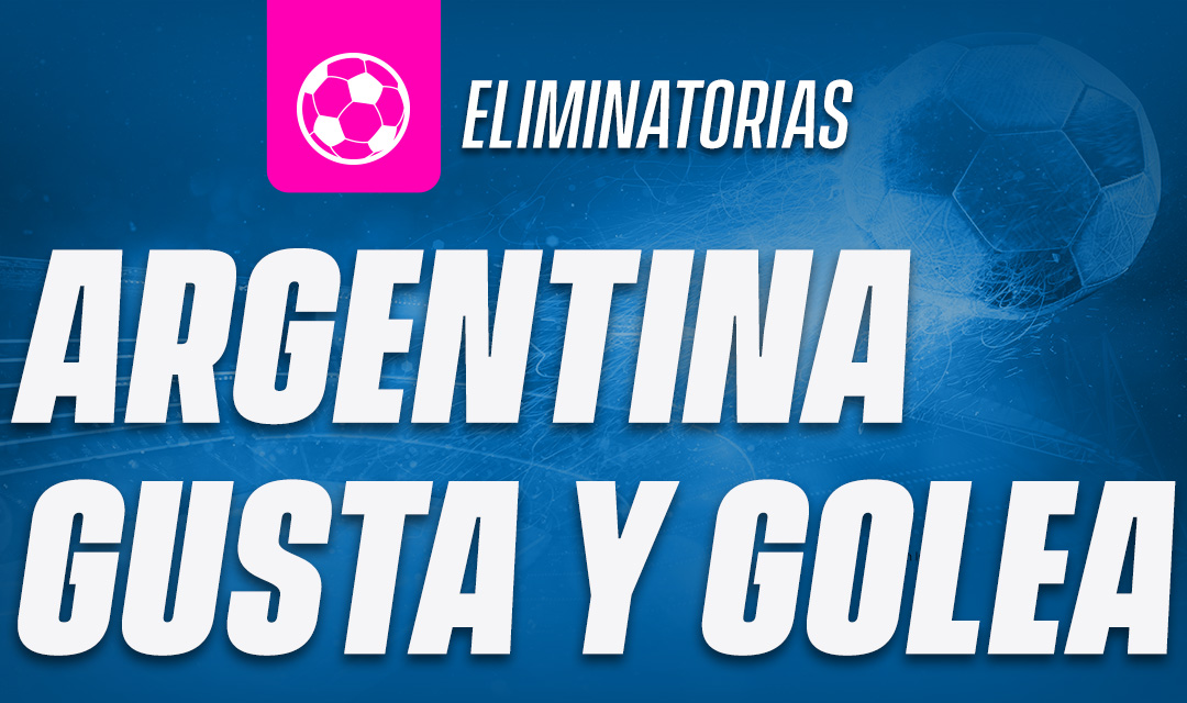 Argentina gusta y golea