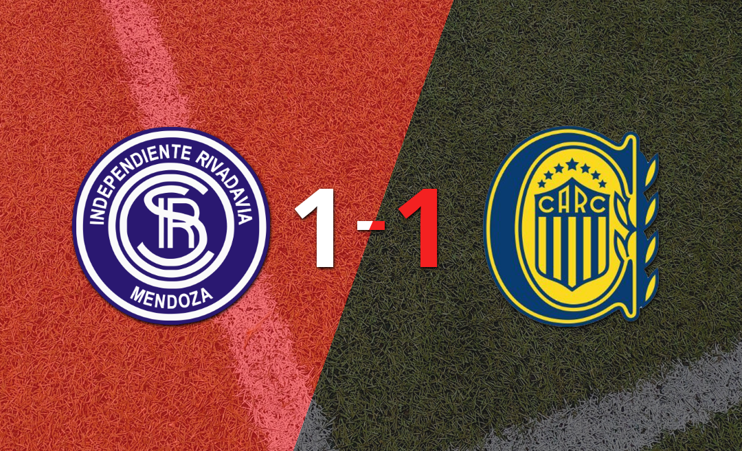 Independiente Riv. (M) no pudo en casa ante Rosario Central y empataron 1-1