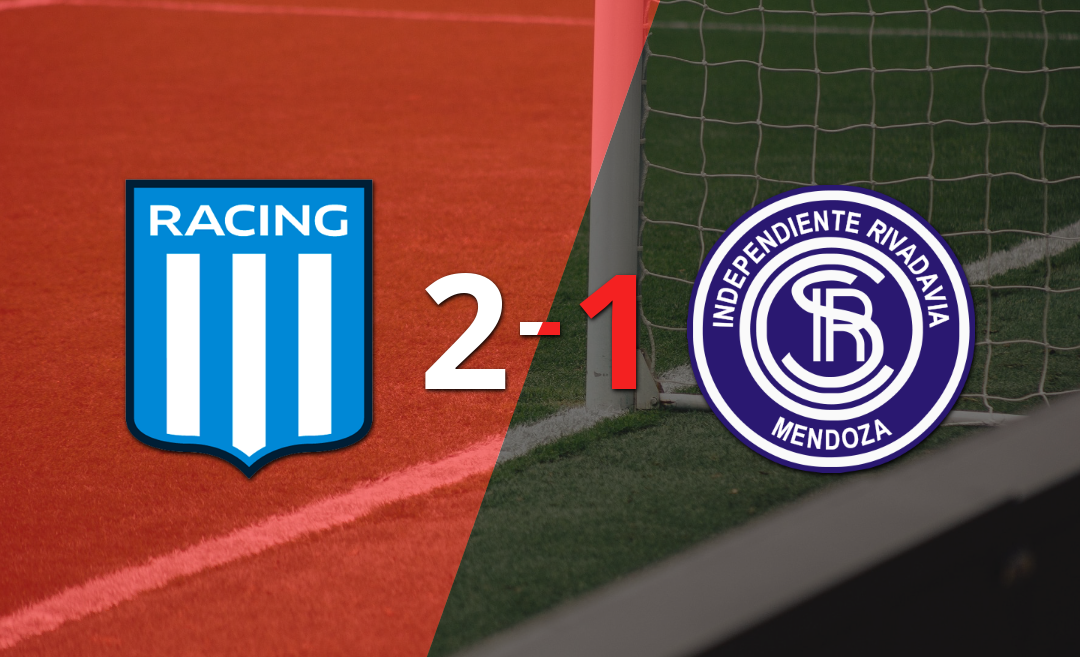 Racing Club lo dio vuelta ante Independiente Riv. (M) y venció por 2 a 1 con gol agónico