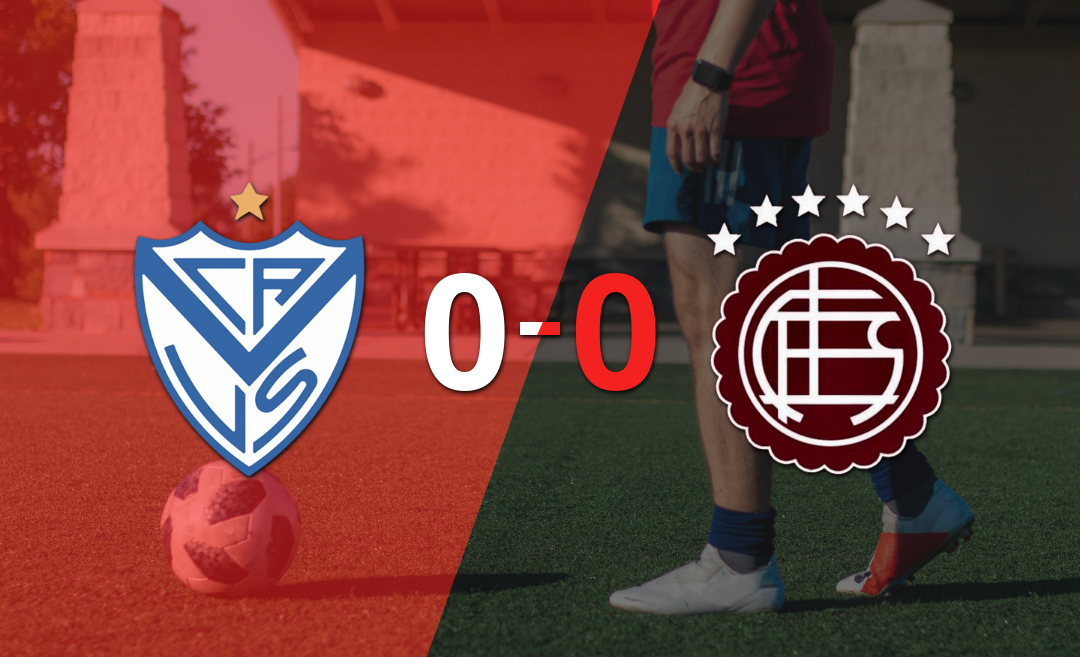 Vélez y Lanús terminaron sin goles