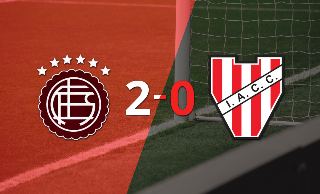 Lanús le ganó como anfitrión a Instituto por 2-0