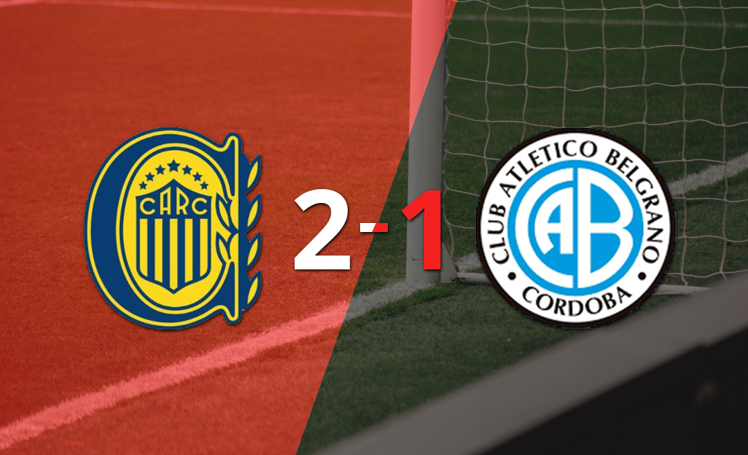 Rosario Central logró una victoria como anfitrión por 2 a 1 frente a Belgrano