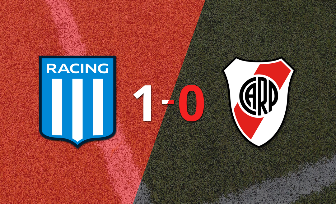 Racing Club le ganó 1-0 a River Plate