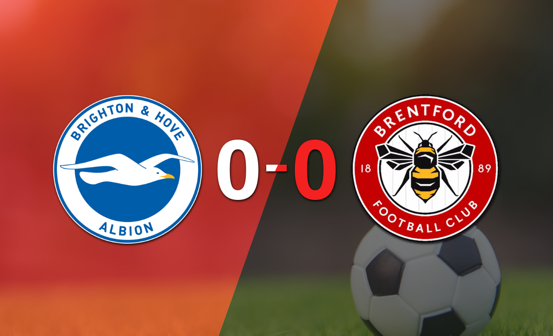 No hubo goles en el empate entre Brighton and Hove y Brentford