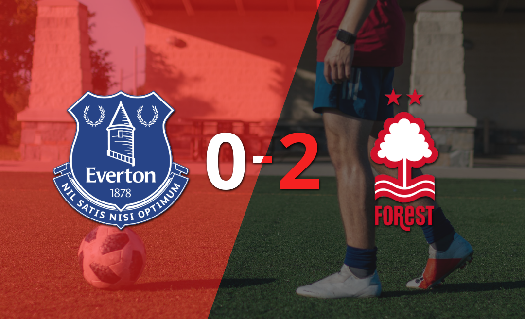 Everton no pudo ante la contundencia de Nottingham Forest y perdió por 2 a 0