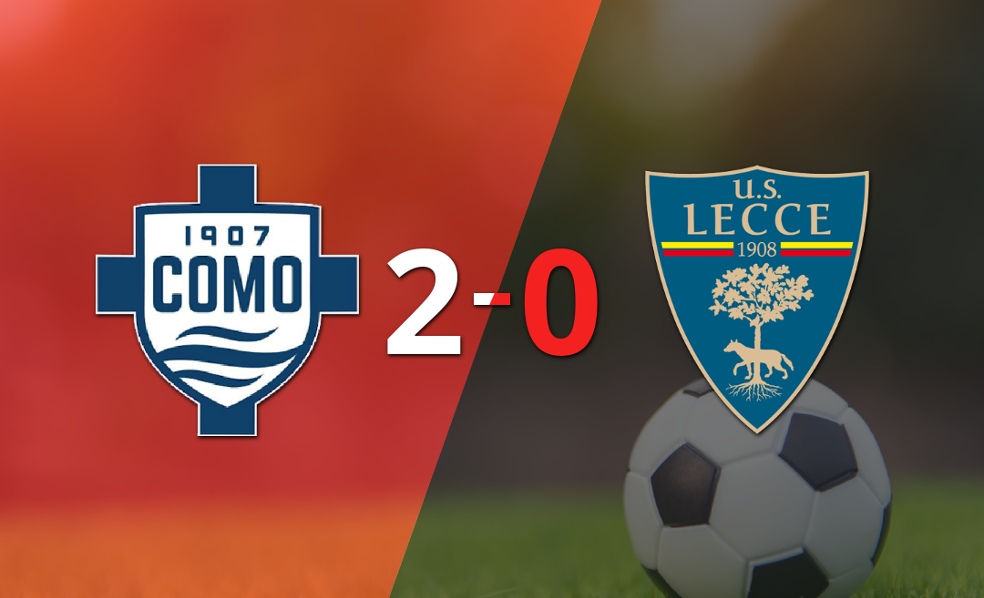 Como 1907 dominó a Lecce con un 2-0 en un partido electrizante