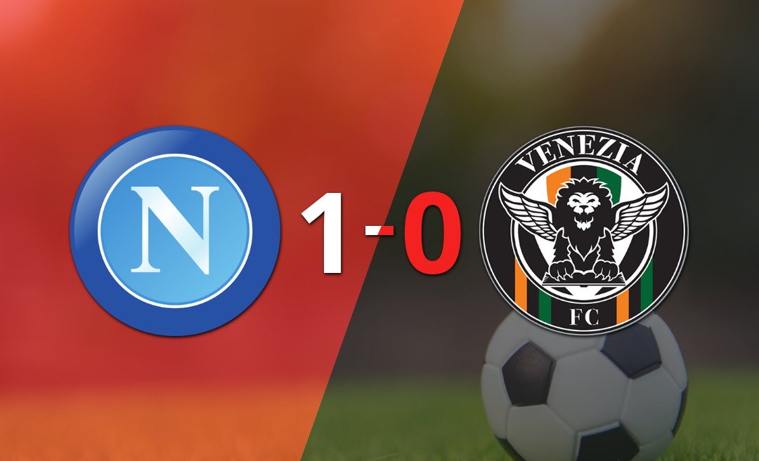 Con gol de Giacomo Raspadori, Napoli le ganó a Venezia por 1 a 0