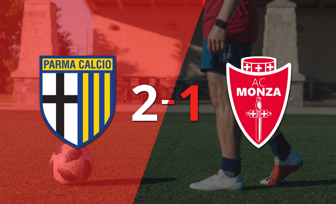 Monza no pudo con Parma y cayó por 2-1 tras gol agónico