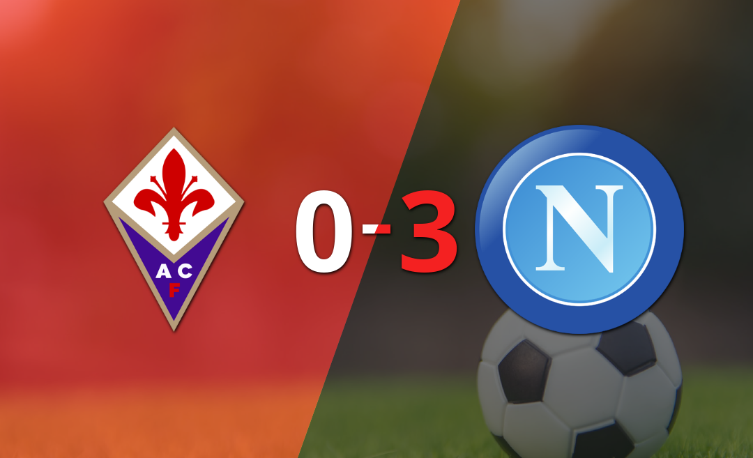 Una gran actuación de Napoli le da la victoria por 3 a 0 ante Fiorentina