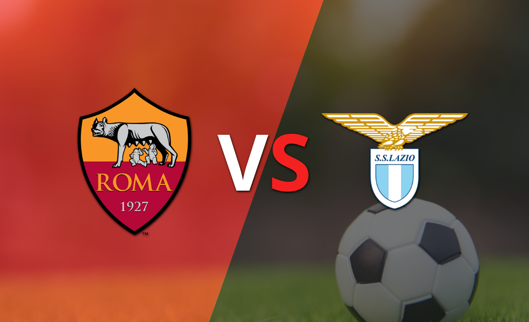 ¡Ya se juega la etapa complementaria! Roma vence a Lazio por 2-0