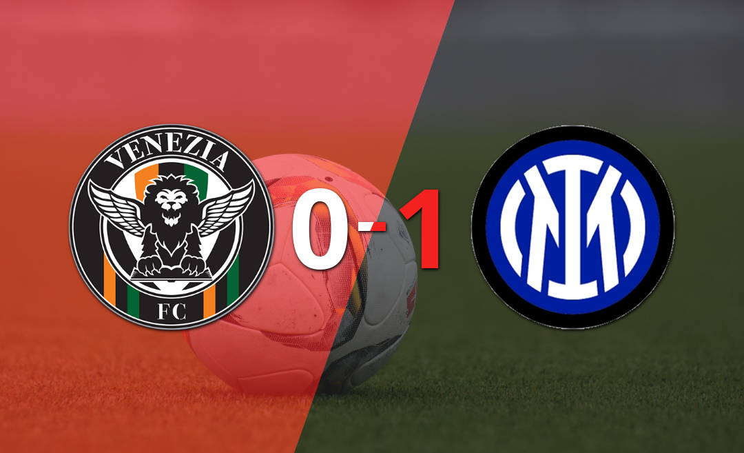 Inter se quedó con la victoria 1-0 ante Venezia en el estadio Stadio Pierluigi Penzo