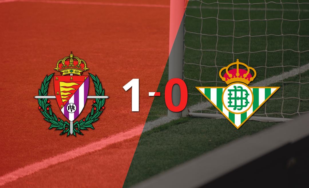 Betis perdió 1-0 ante Valladolid